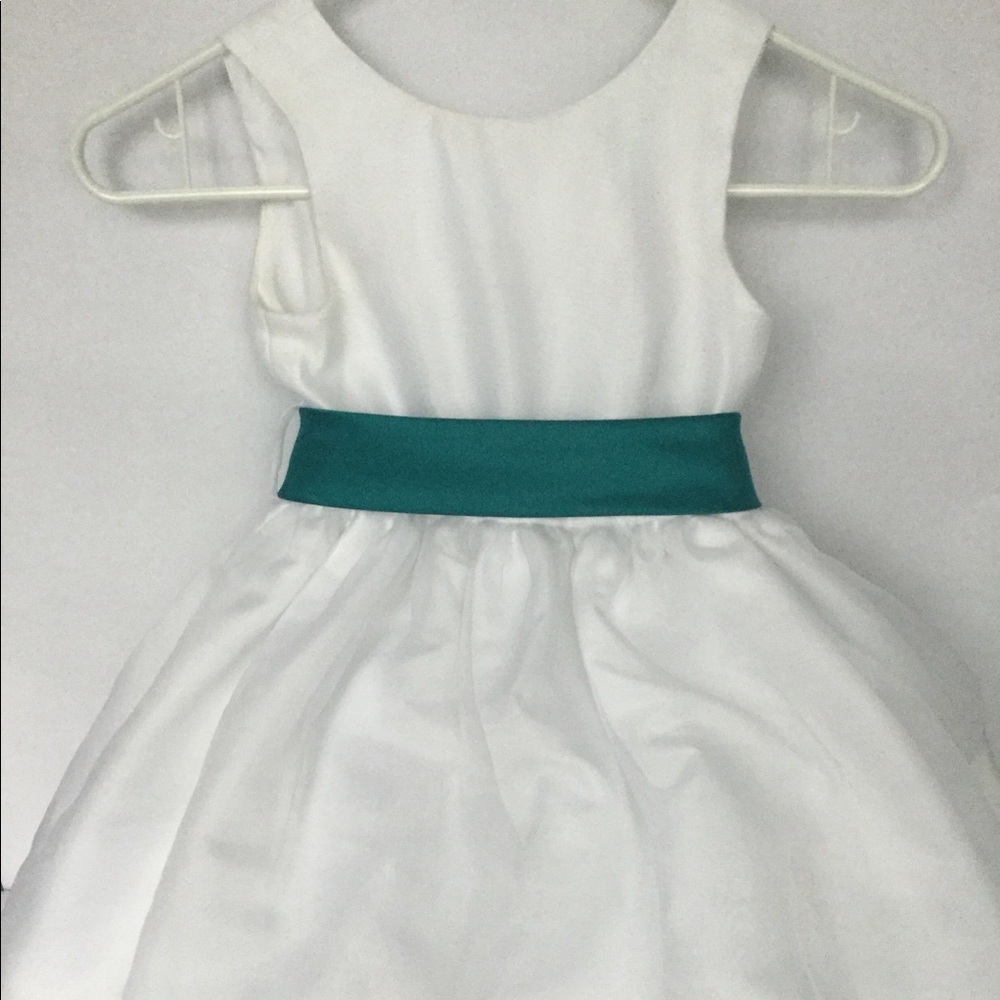 David’s Bridal White Circumcision Bridesmaid Dress